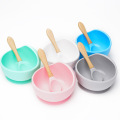 Nourriture Voyage Snack Riz De Luxe Aspiration Eco Nouilles Soupe En Silicone Ensemble De Fruits Bébé Bols En Silicone